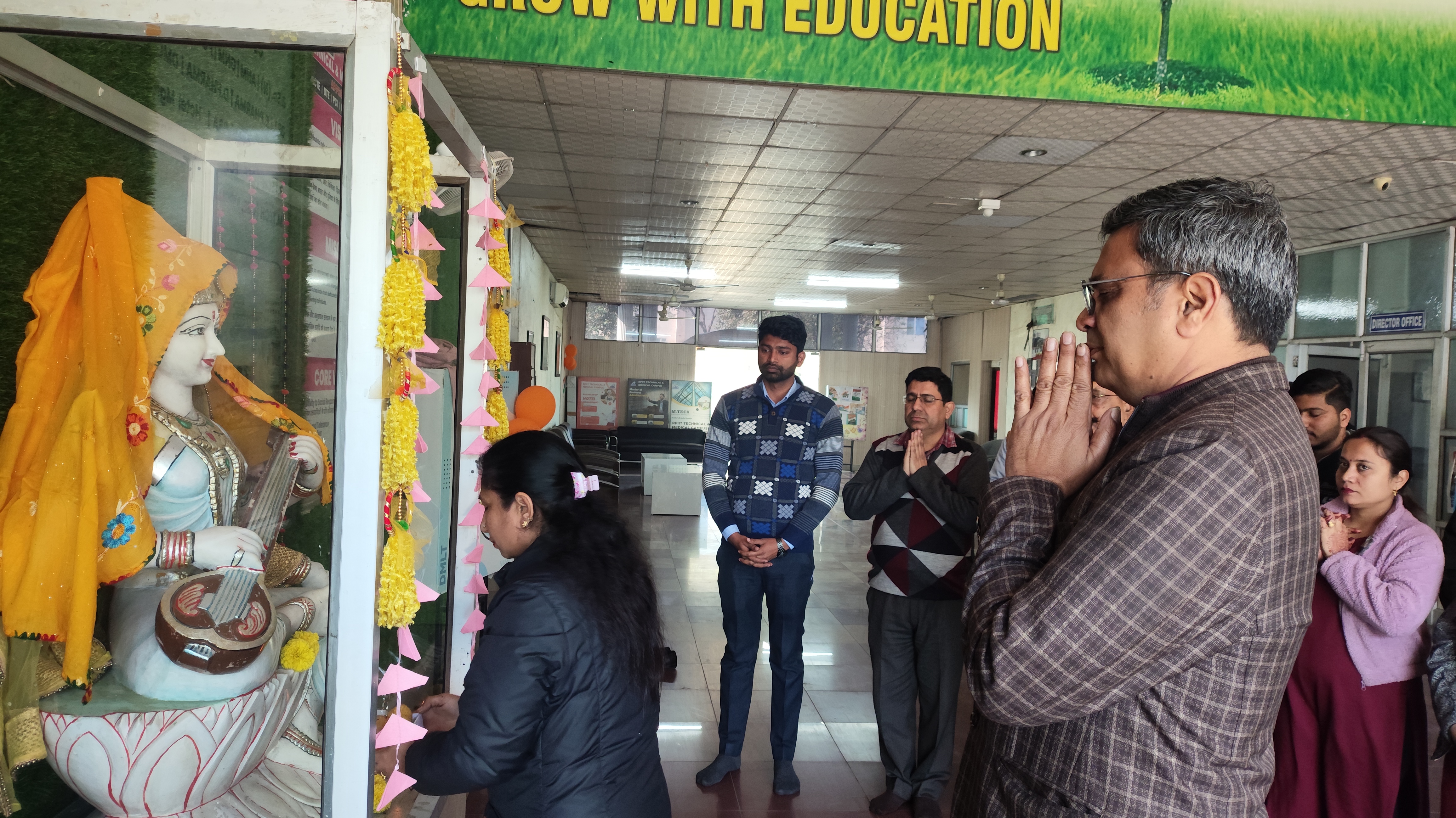 1."Books, Blooms, and Blessings. #VasantPanchami"