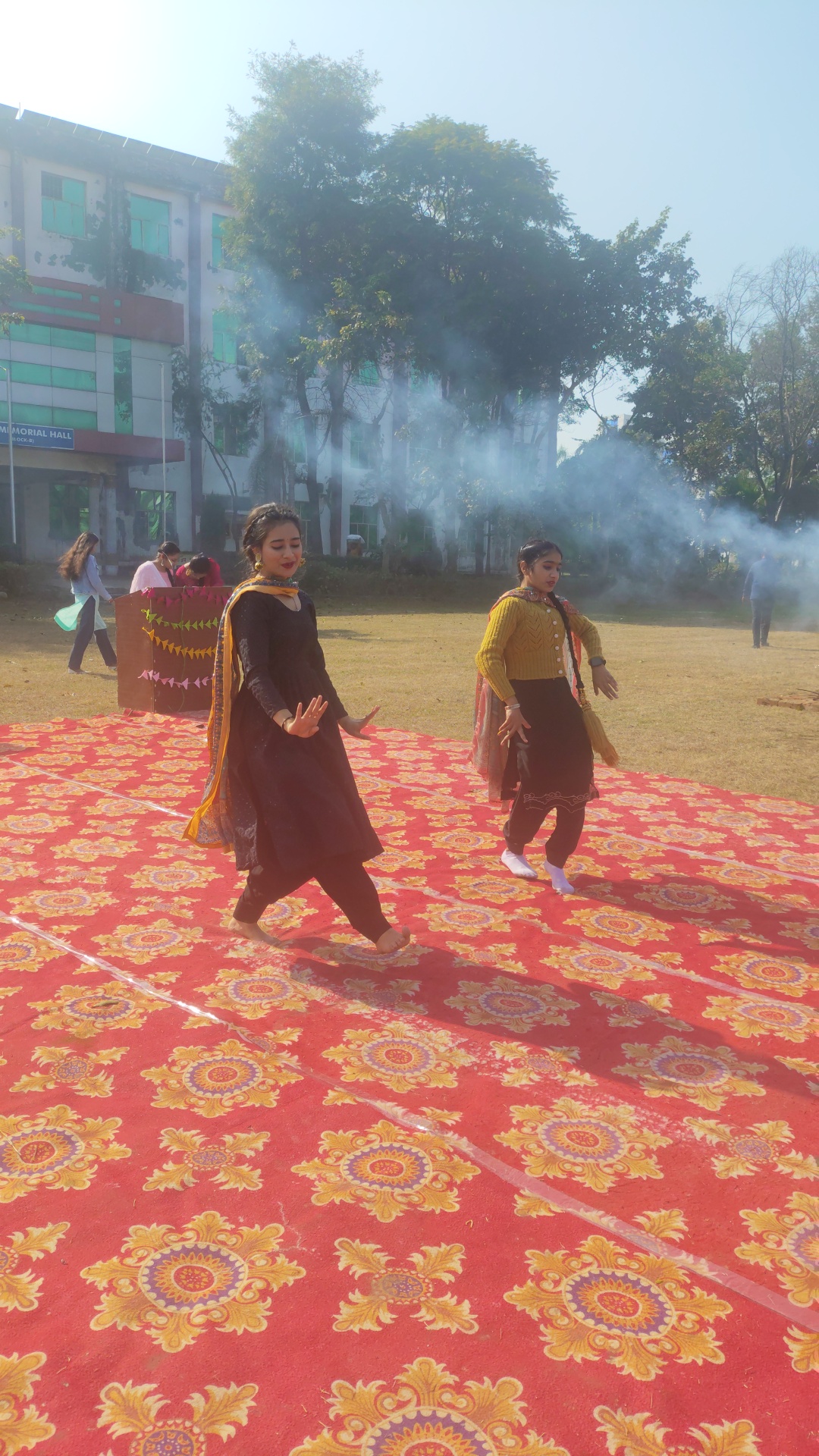 4. "Bhangra beats and bonfire treats."