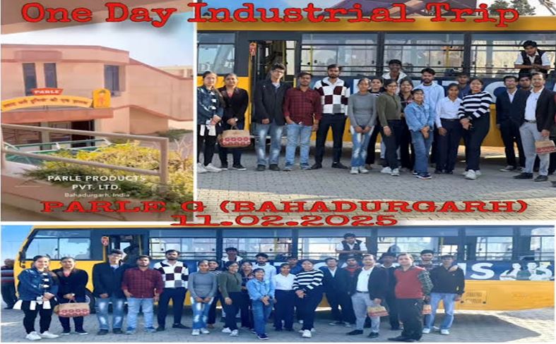 MBA and BBA on 11th February 2025 to Parle-G, located at Bahadurgarh, Sonipat, and Haryana.