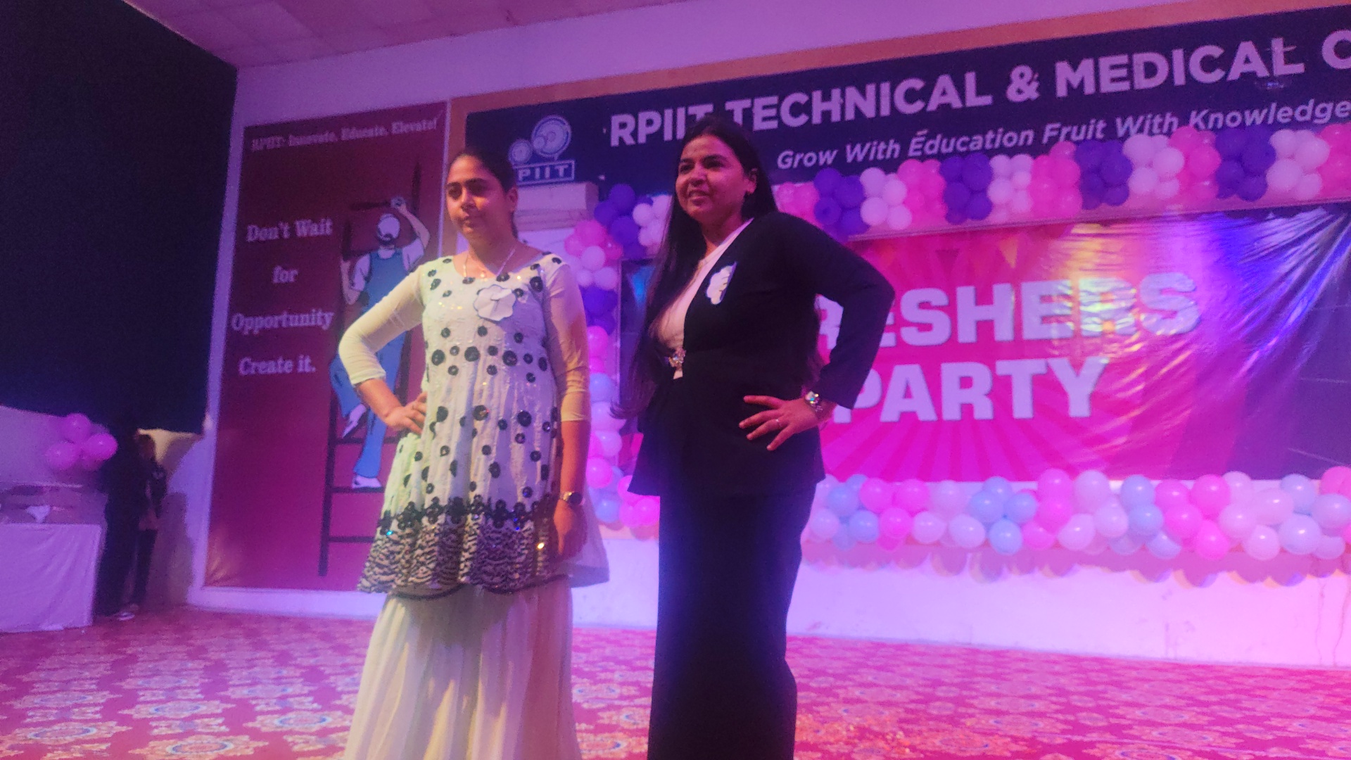 BBA FIRST STUDENTS RAMP WALK