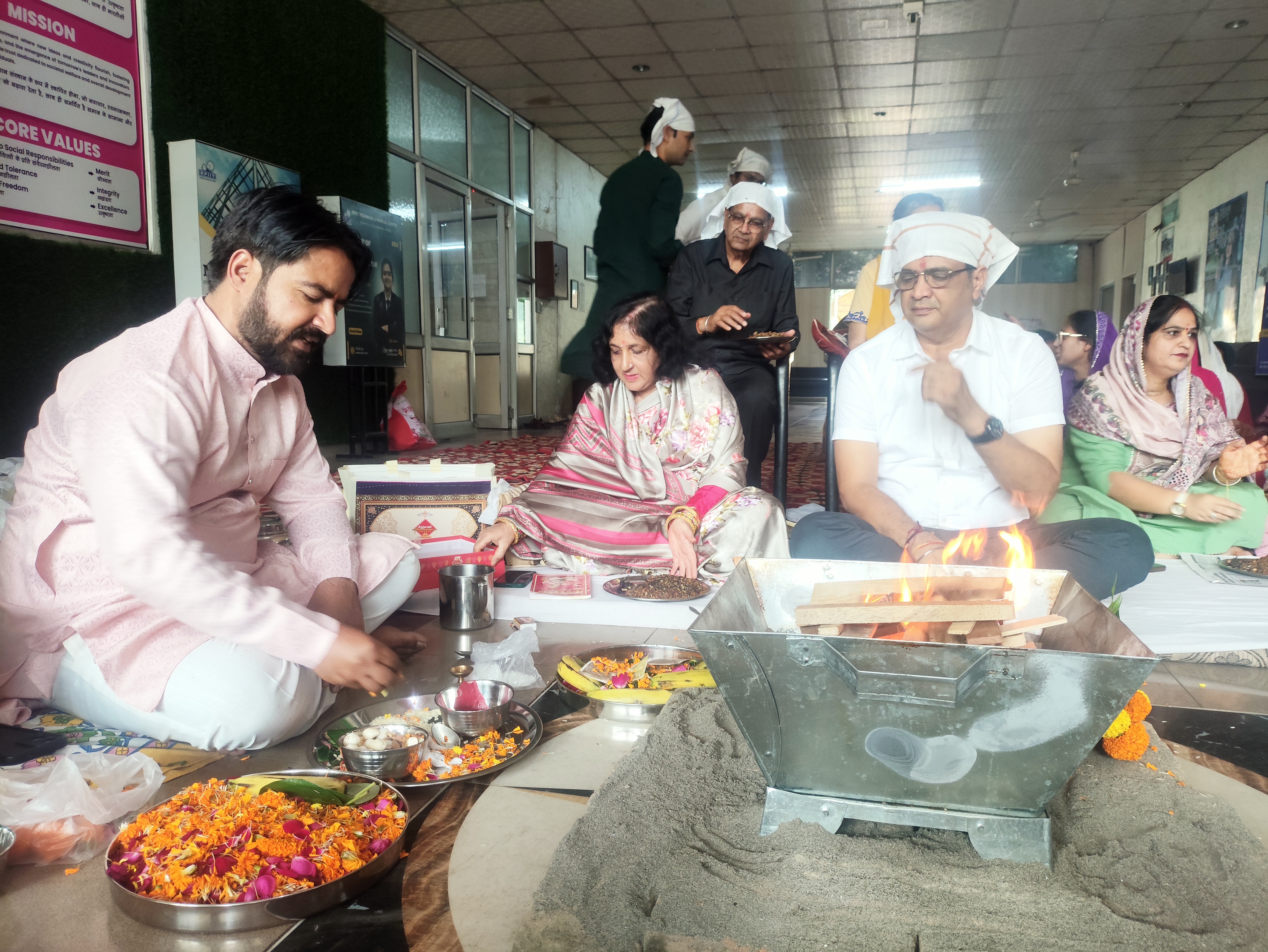 6. "Petals, prayers, and positivity. ✨"