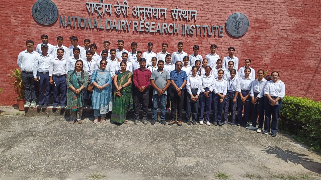 6. VISIT TO NATIONAL DAIRY RESEARCH INSTITUTE ,KARNAL