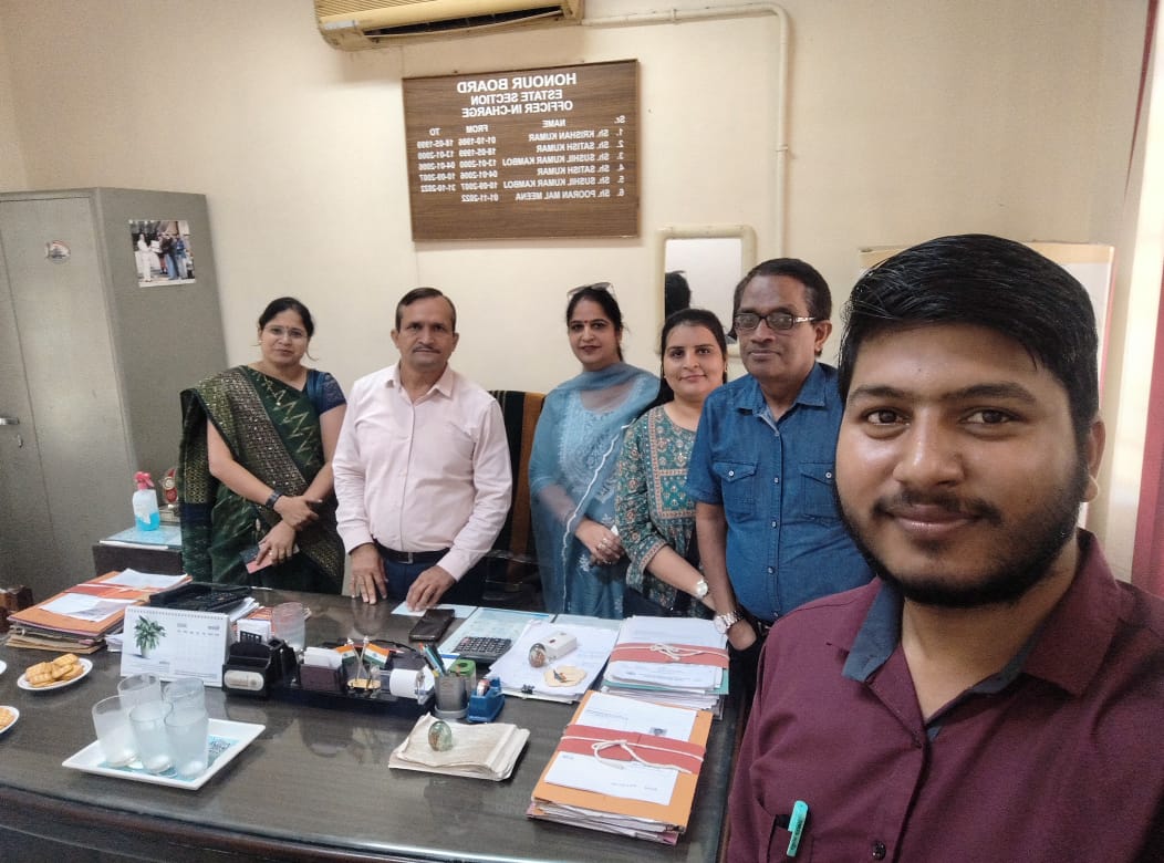 7. INTRACTION WITH OFFICER INCHARGE ESTATE SECTION NDRI